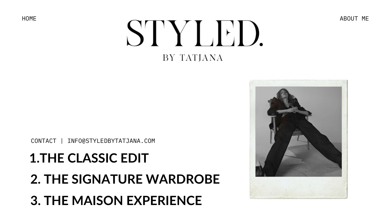 Styled website